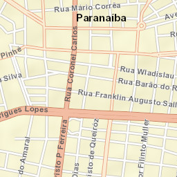 Paranaíba Street Map
