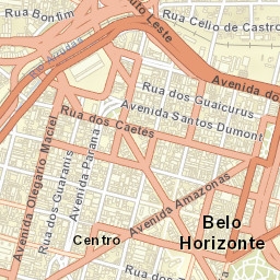 Belo Horizonte Street Map