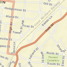 Charters Towers City Street Map