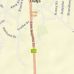Outjo Street Map