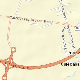 Calebasses Street Map