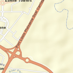 Ebene Street Map
