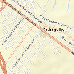 Pedregulho Street Map