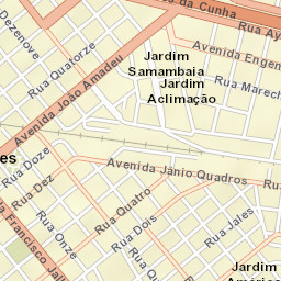 Jales Street Map