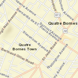 Quatre Bornes Street Map