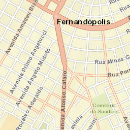 Fernandópolis Street Map