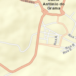 Santo Antônio do Grama Street Map
