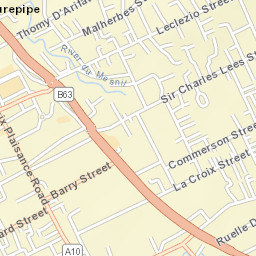 Curepipe Street Map
