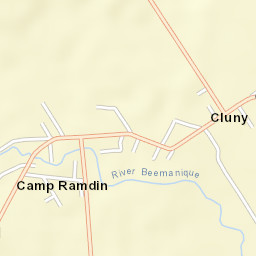Cluny Street Map