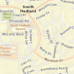 South Hedland Street Map
