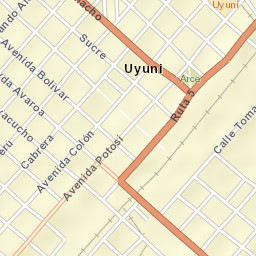Uyuni Street Map