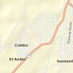 Saint Aubin Street Map
