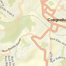 Congonhas Street Map