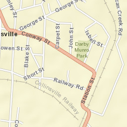 Collinsville Street Map