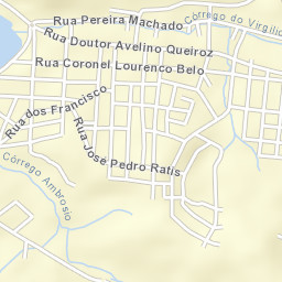 Capitólio Street Map