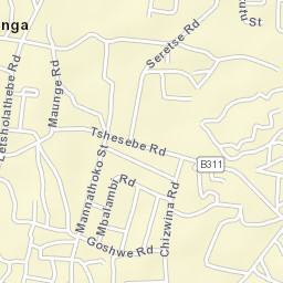 Masunga Street Map