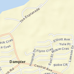 Dampier Street Map