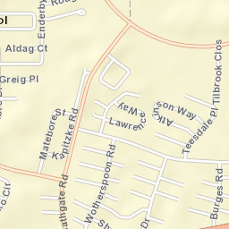 Millars Well Street Map