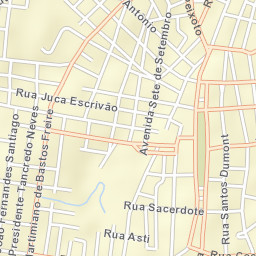 Campo Belo Street Map