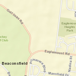 Beaconsfield Street Map