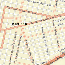 Barrinha Street Map