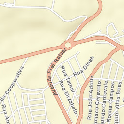 Muzambinho Street Map
