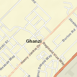 Ghanzi Street Map