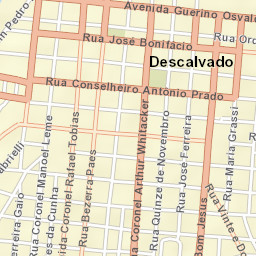 Descalvado Street Map
