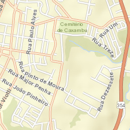 Caxambu Street Map