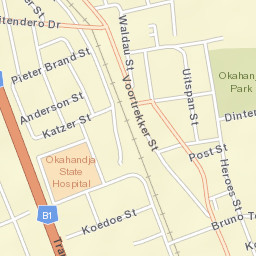 Okahandja Street Map