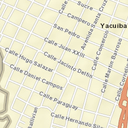 Yacuiba Street Map