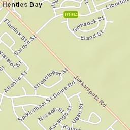 Hentiesbaai Street Map