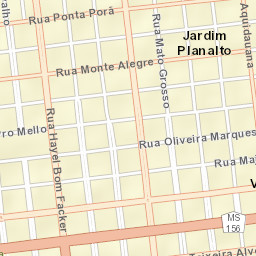 Dourados Street Map