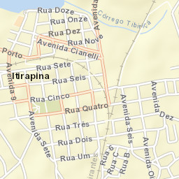 Itirapina Street Map
