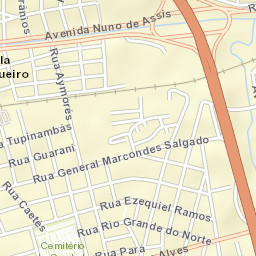Bauru Street Map