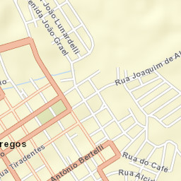 Dois Córregos Street Map