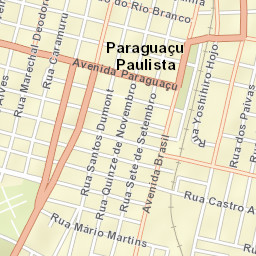 Paraguaçu Paulista Street Map
