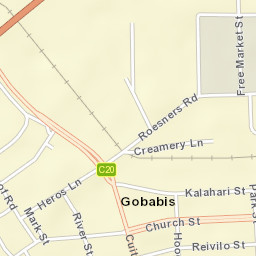 Gobabis Street Map
