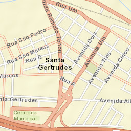 Santa Gertrudes Street Map