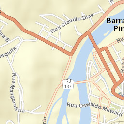 Barra do Piraí Street Map