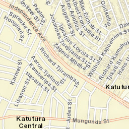 Katutura Street Map
