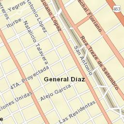 Pedro Juan Caballero Street Map
