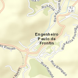 Engenheiro Paulo de Frontin Street Map