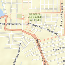 São Pedro Street Map