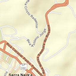 Serra Negra Street Map