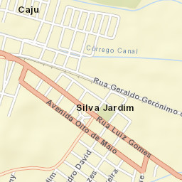 Silva Jardim Street Map