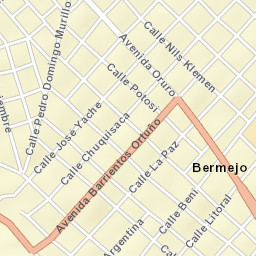 Bermejo Street Map