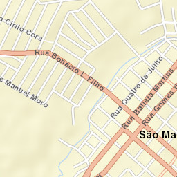 São Manuel Street Map