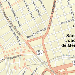 São João de Meriti Street Map