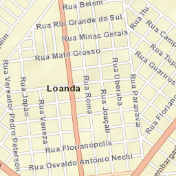 Loanda Street Map